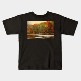 Fall At Neshaminy Creek Kids T-Shirt